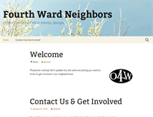 Tablet Screenshot of fourthwardneighbors.org